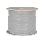 AT&T 4-Pair 24 AWG U/UTP CAT6 LS0H IEC 60332-1 Cable Gray 500m drum